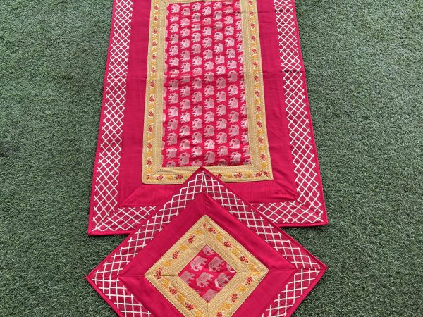 Red Elephant Print Set