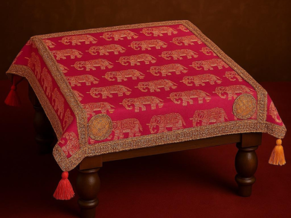 Pink Heavy Chowki Cover