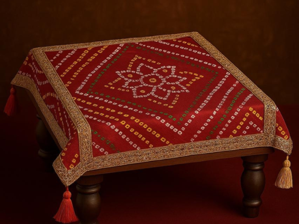 Maroon Heavy Chowki Cover